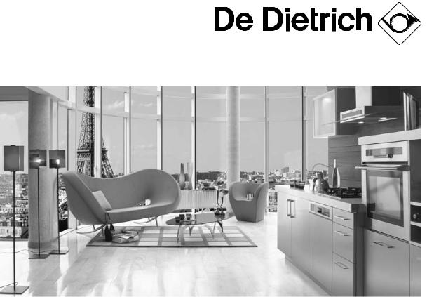 De dietrich DTI732X User and installation Manual