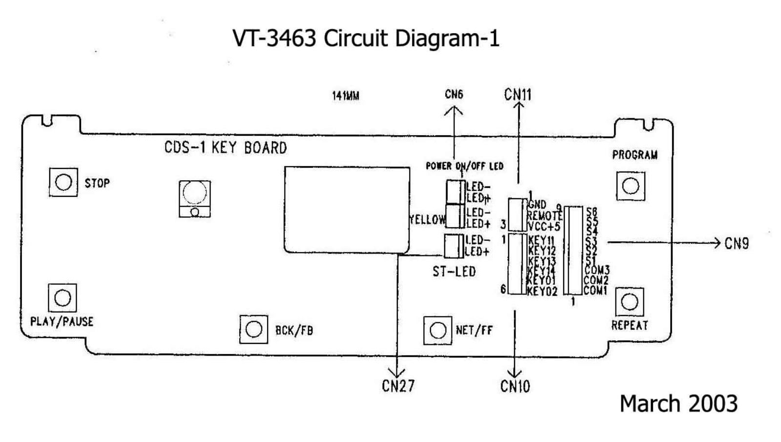 Vitek VT-3463 curcuit Diagram