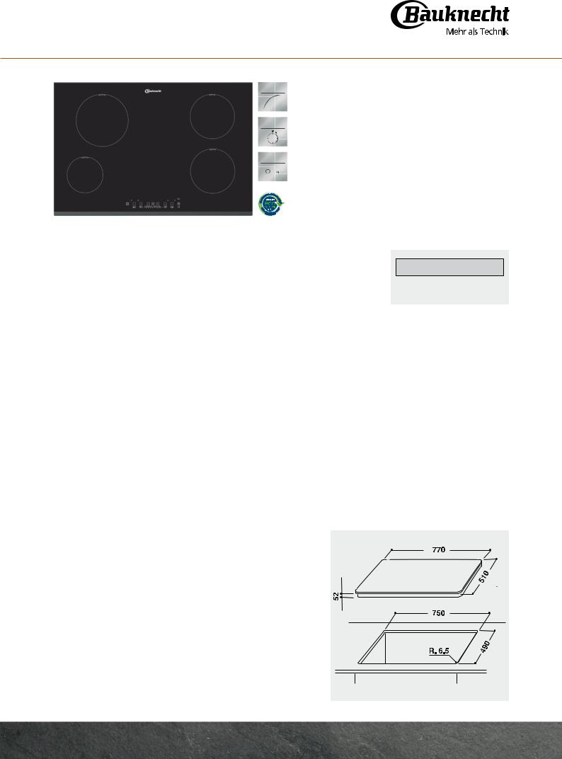 Bauknecht ETI 1740 IN User Manual