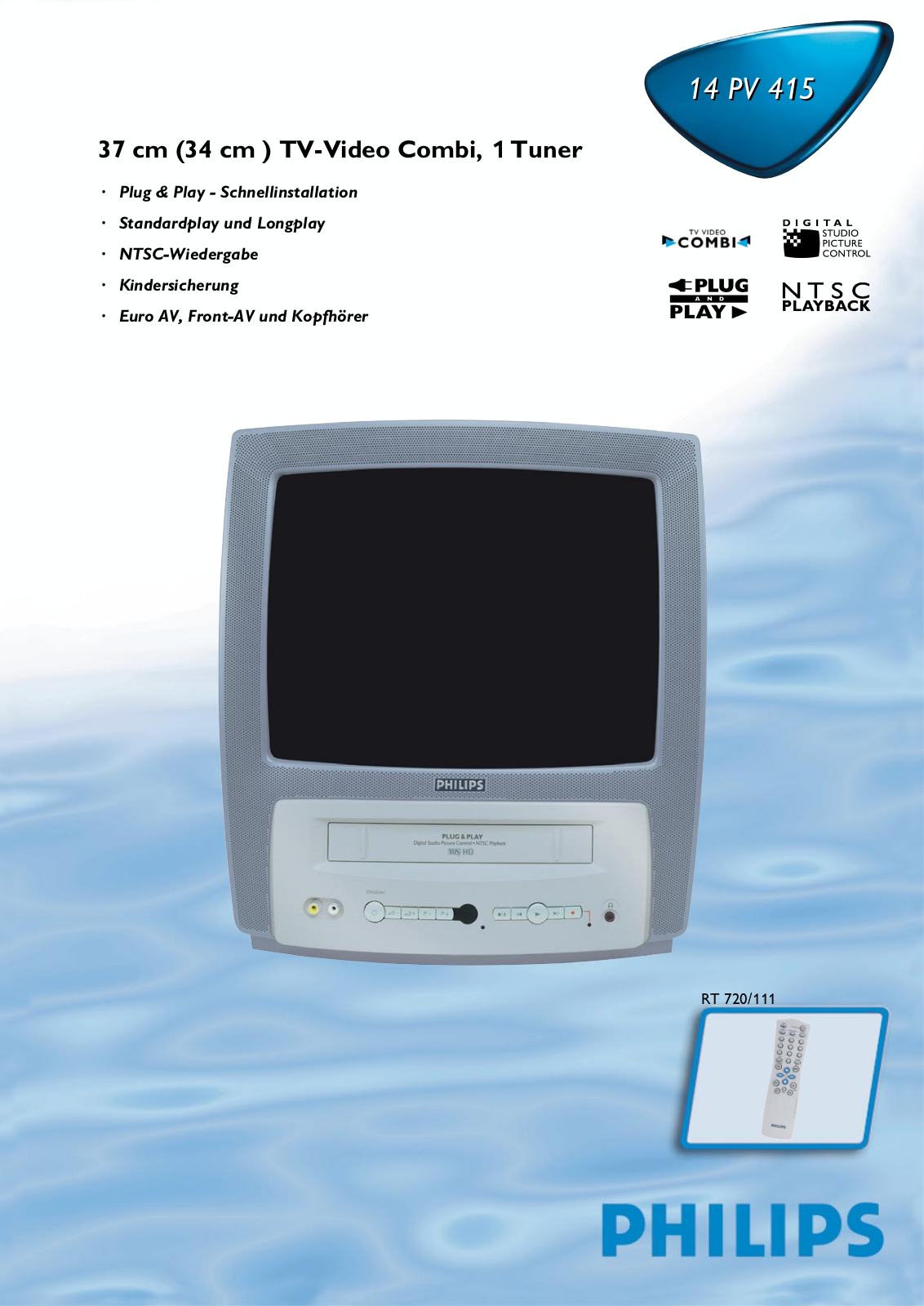 Philips 14PV415 User Manual