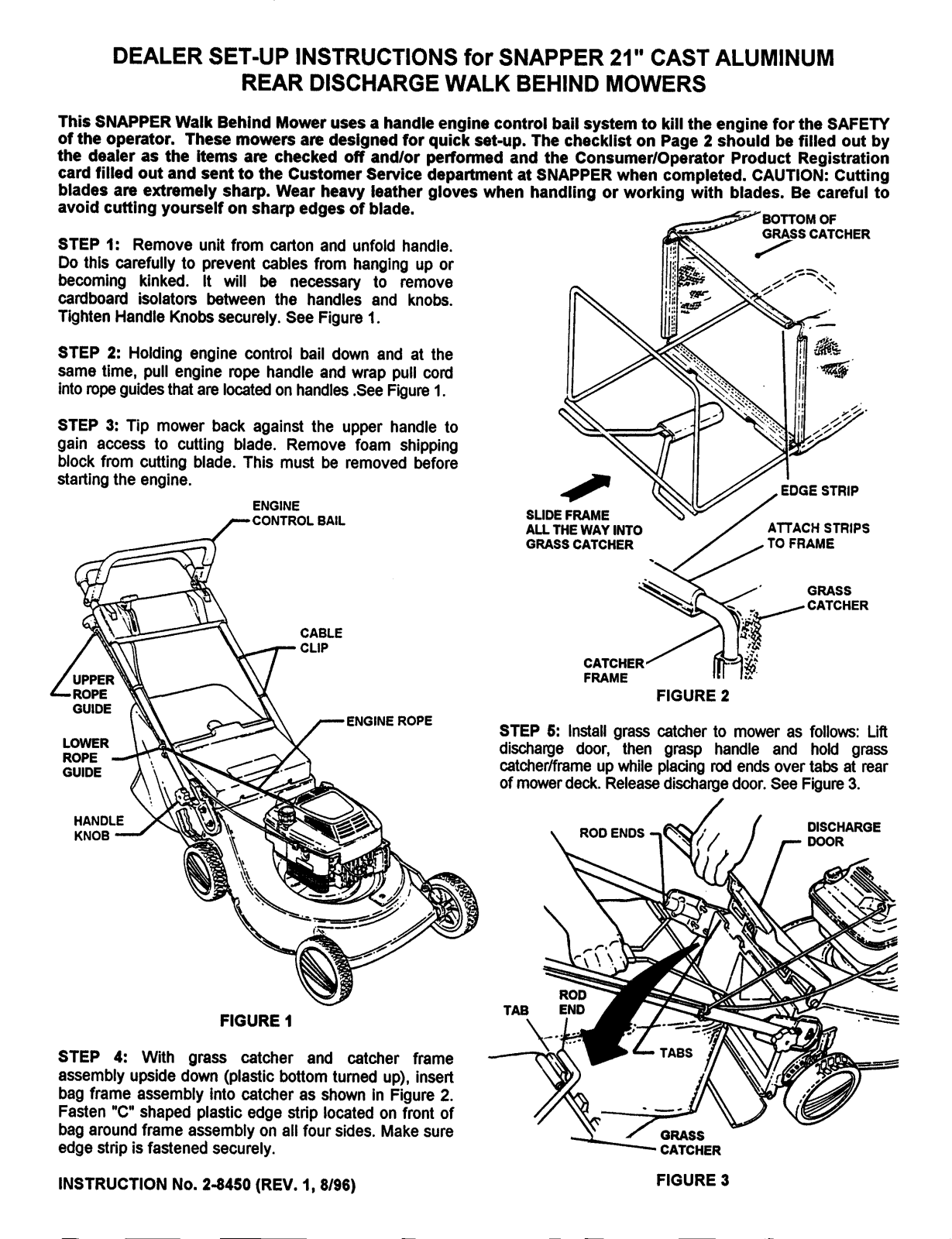 Snapper 2-8450 User Manual