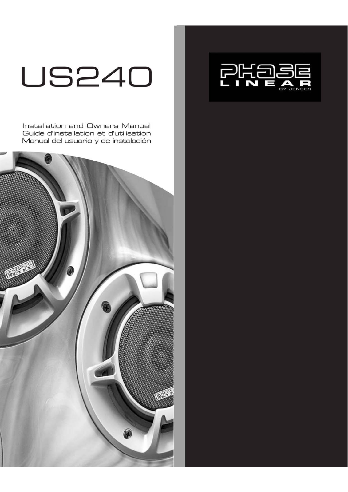 Phase Linear US-240 Owners Manual