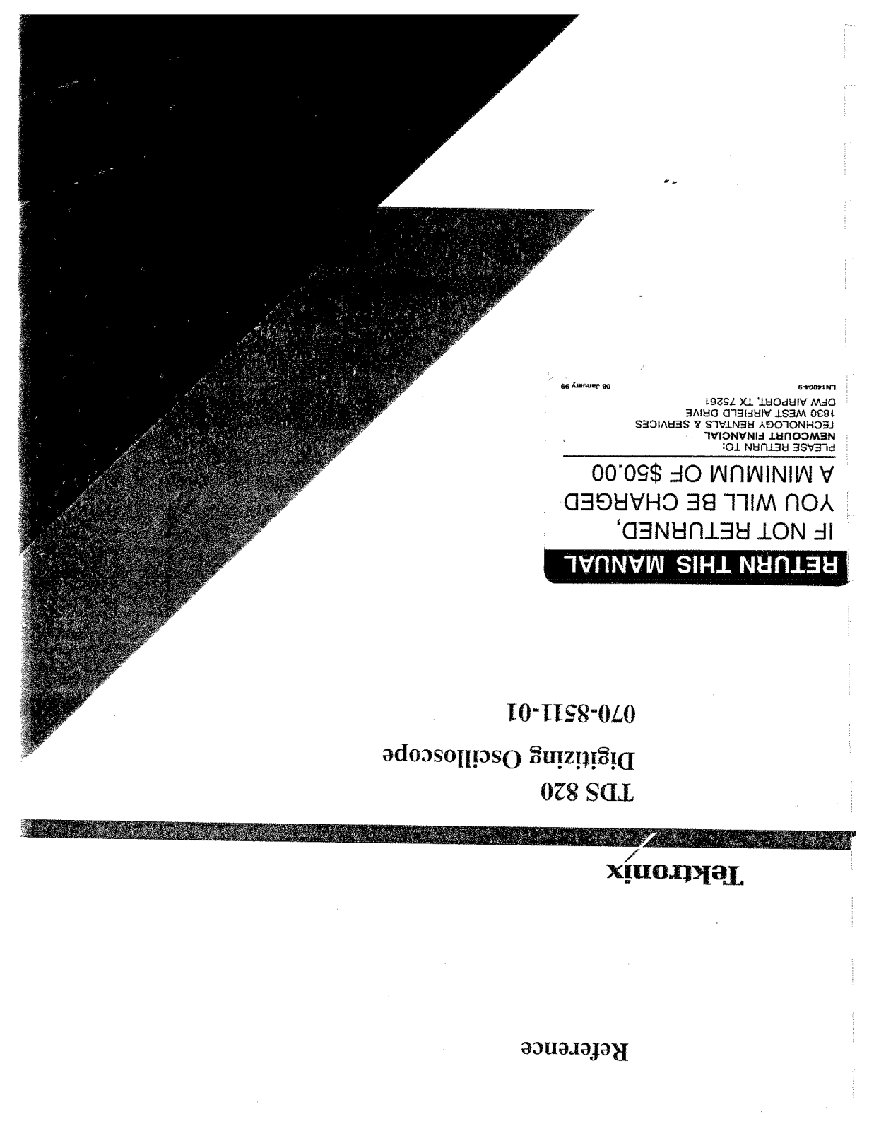 Tektronix 070-8511-01 User Manual