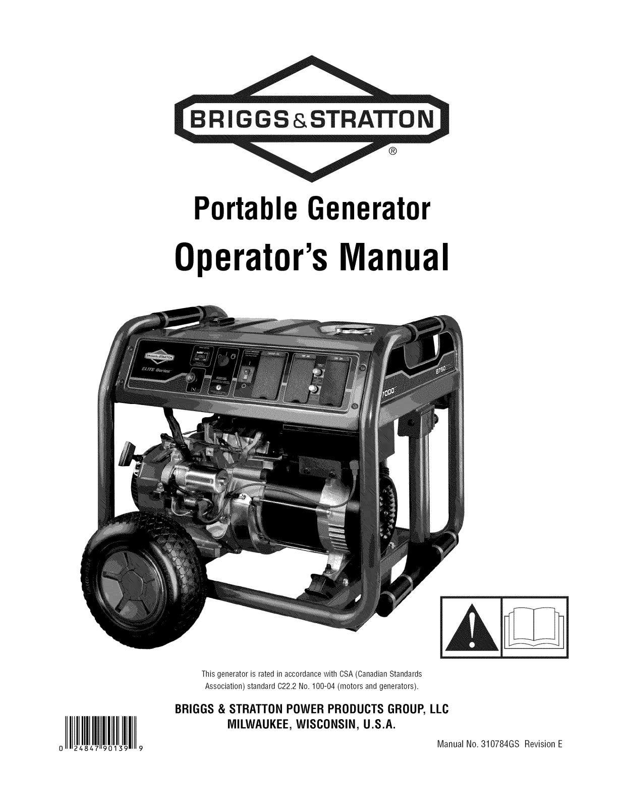 Briggs & Stratton 030471-0 Owner’s Manual