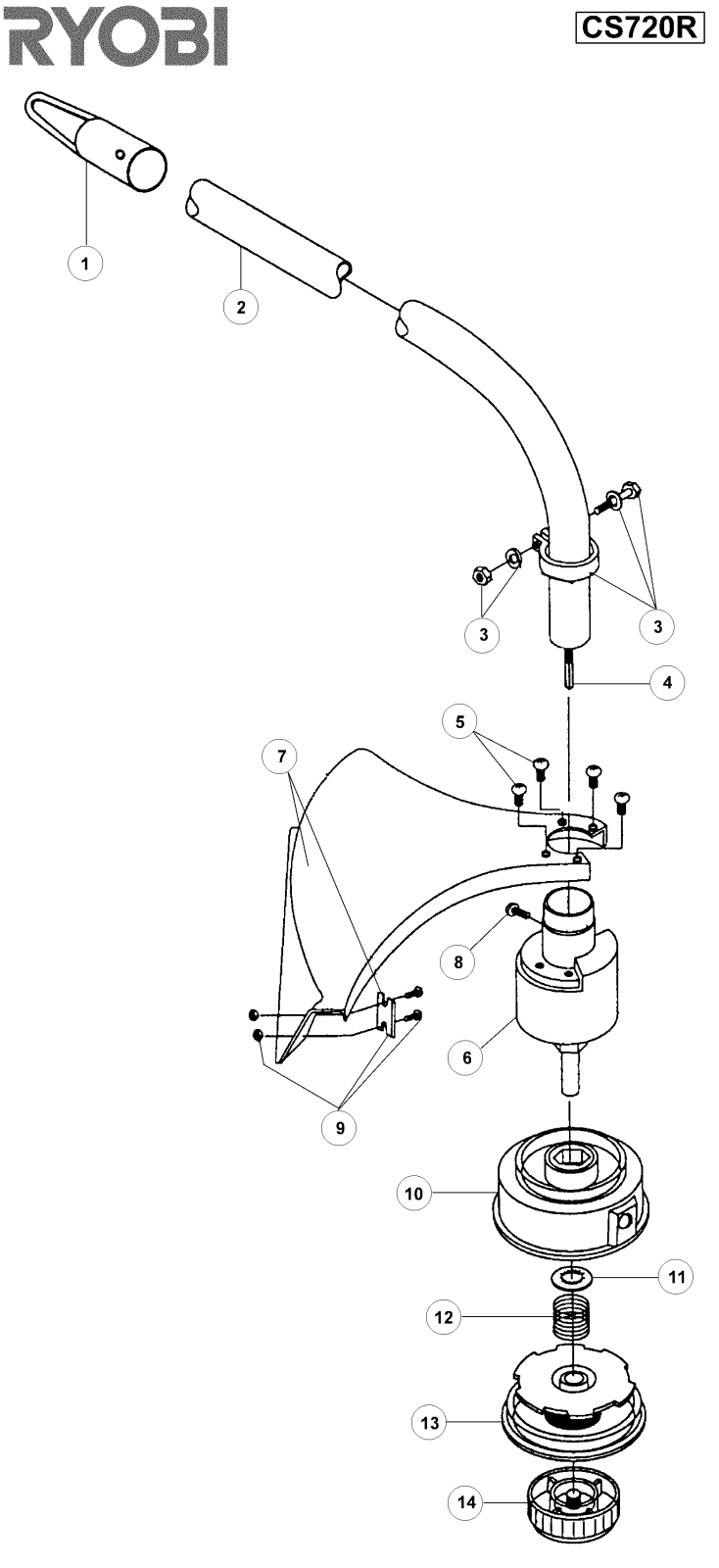 Ryobi CS720R User Manual