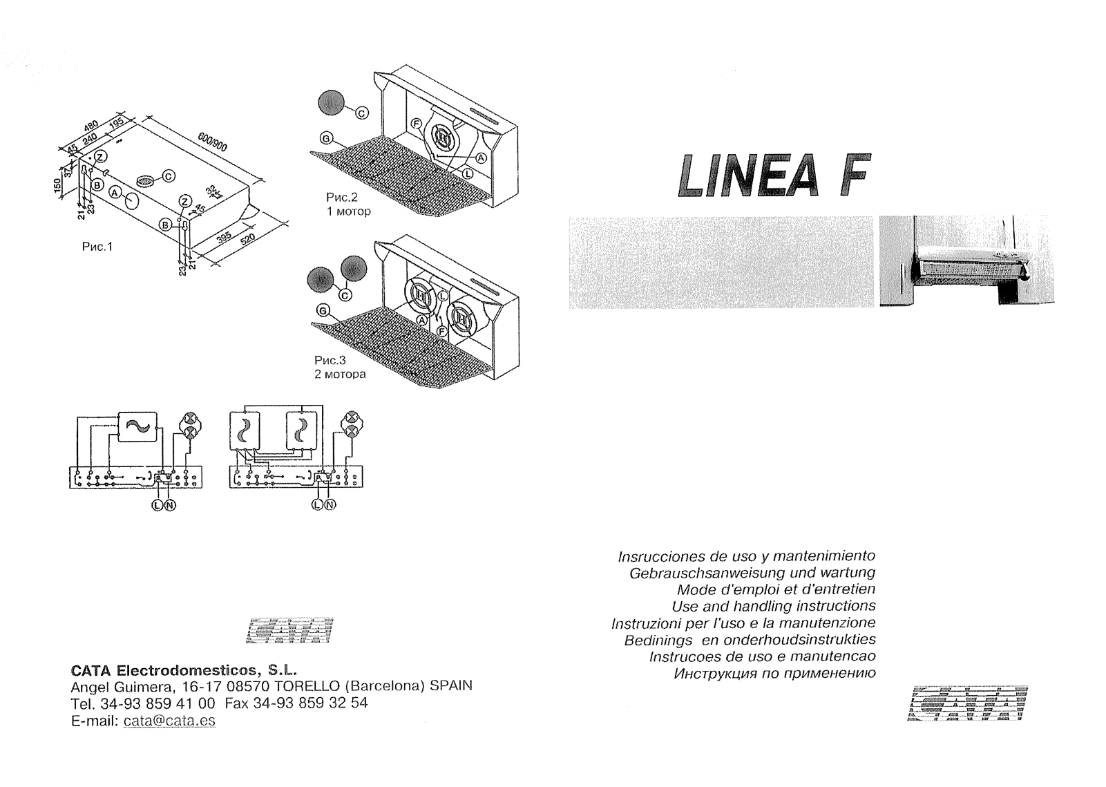 CATA F 2050 IX User manual