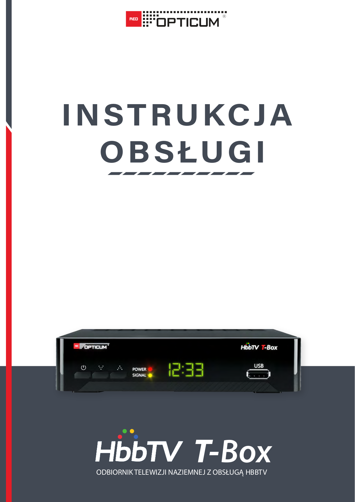 OPTICUM HbbTv T-BOX User guide - ManualMachine.com