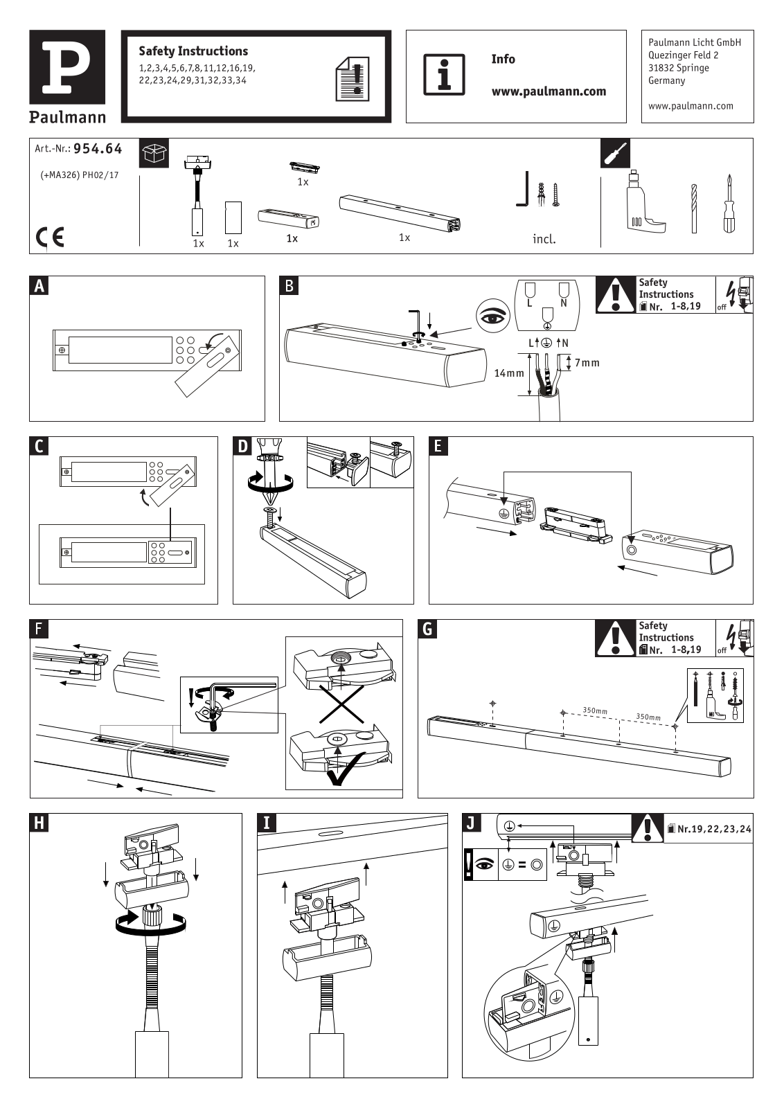 Paulmann 954.64 operation manual - ManualMachine.com