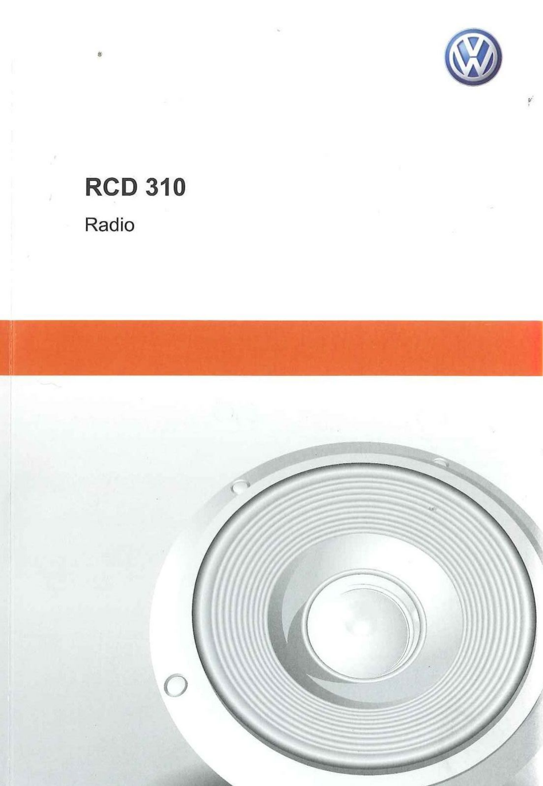 VOLKSWAGEN RCD 310 User Manual
