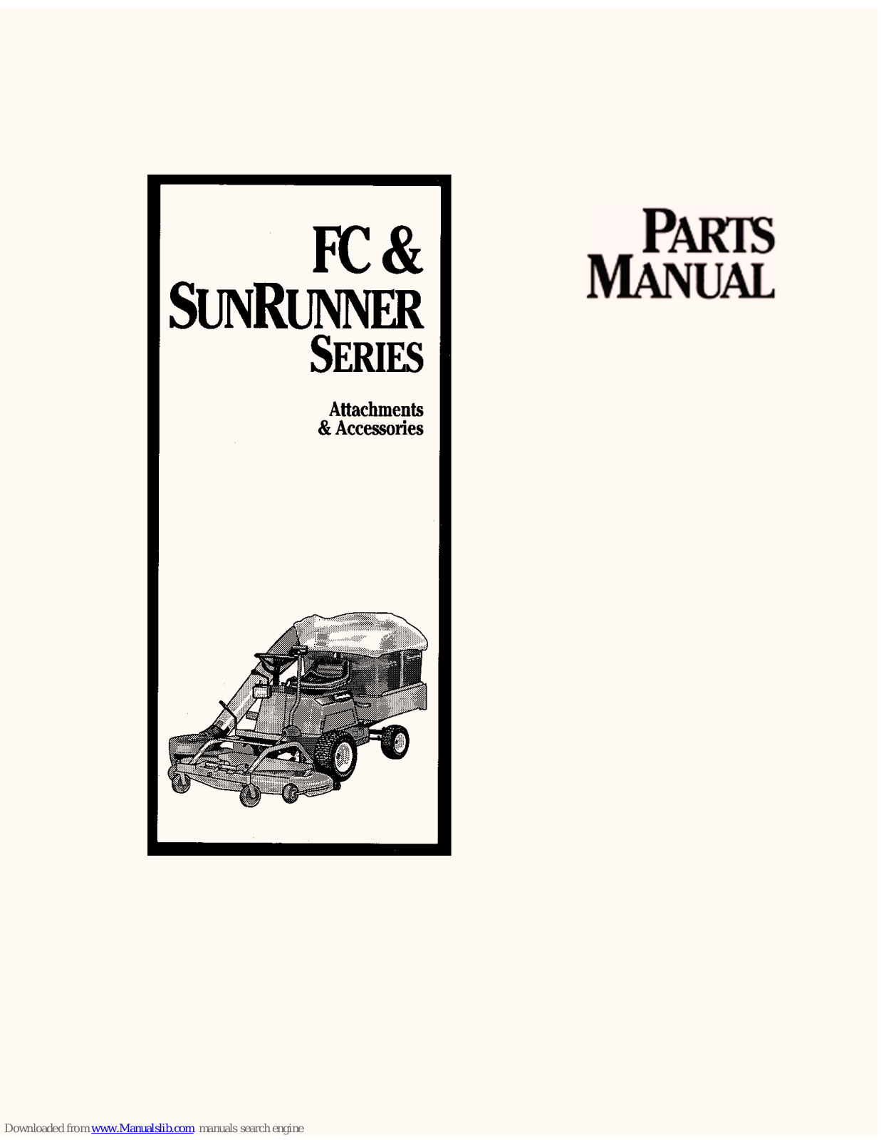 Simplicity FC Series, SunRunner Series Parts Manual