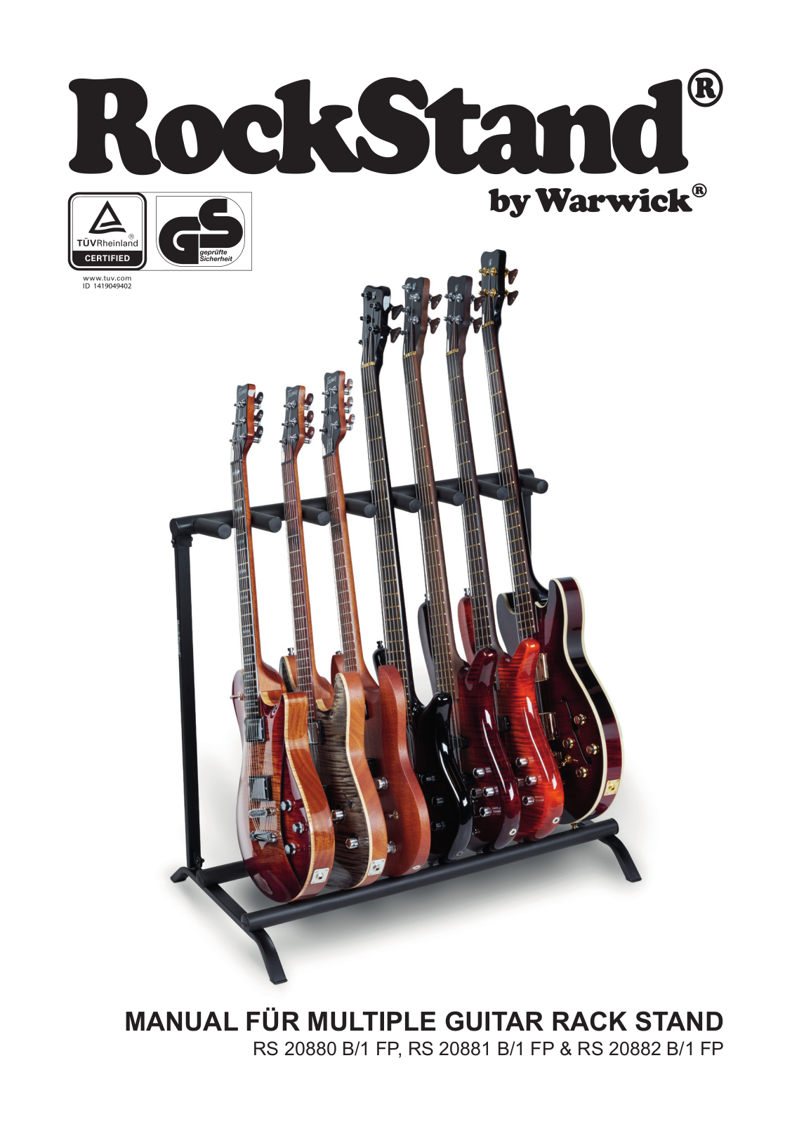 Warwick RS 20881 B-1 Service Manual