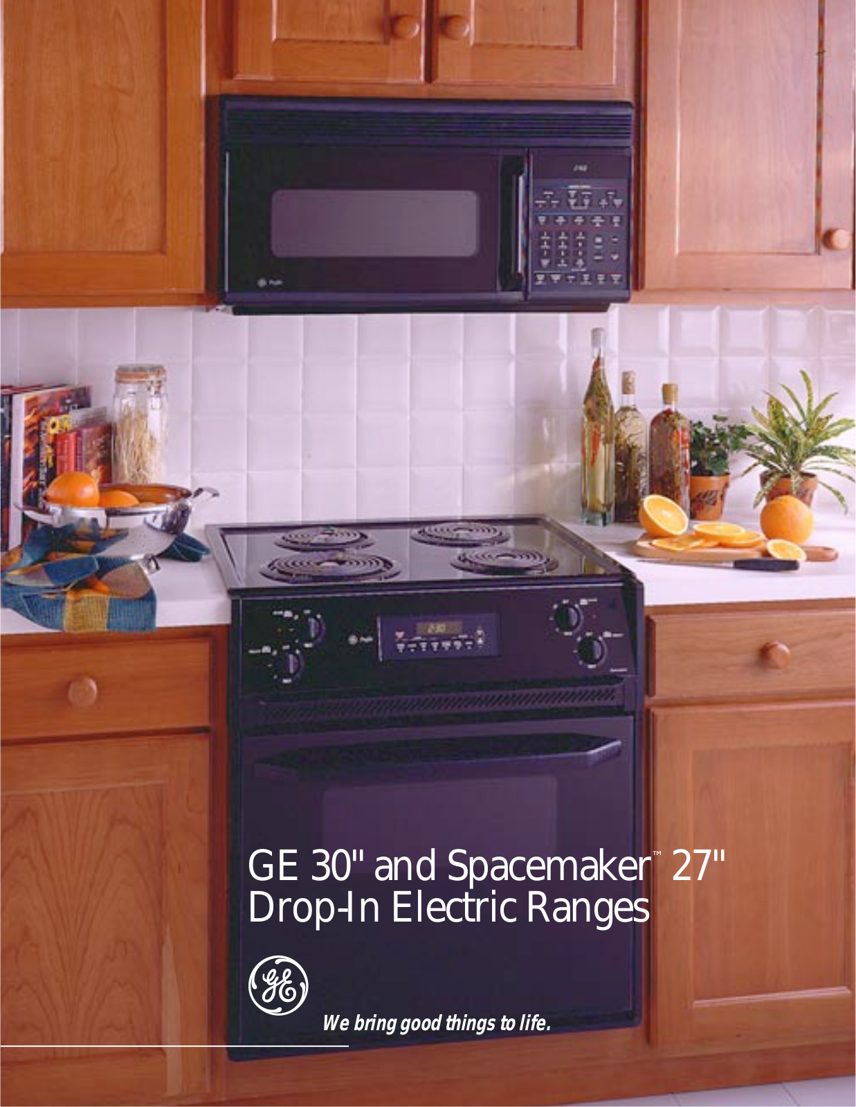 GE Drop-In Electric Ranges Catalog