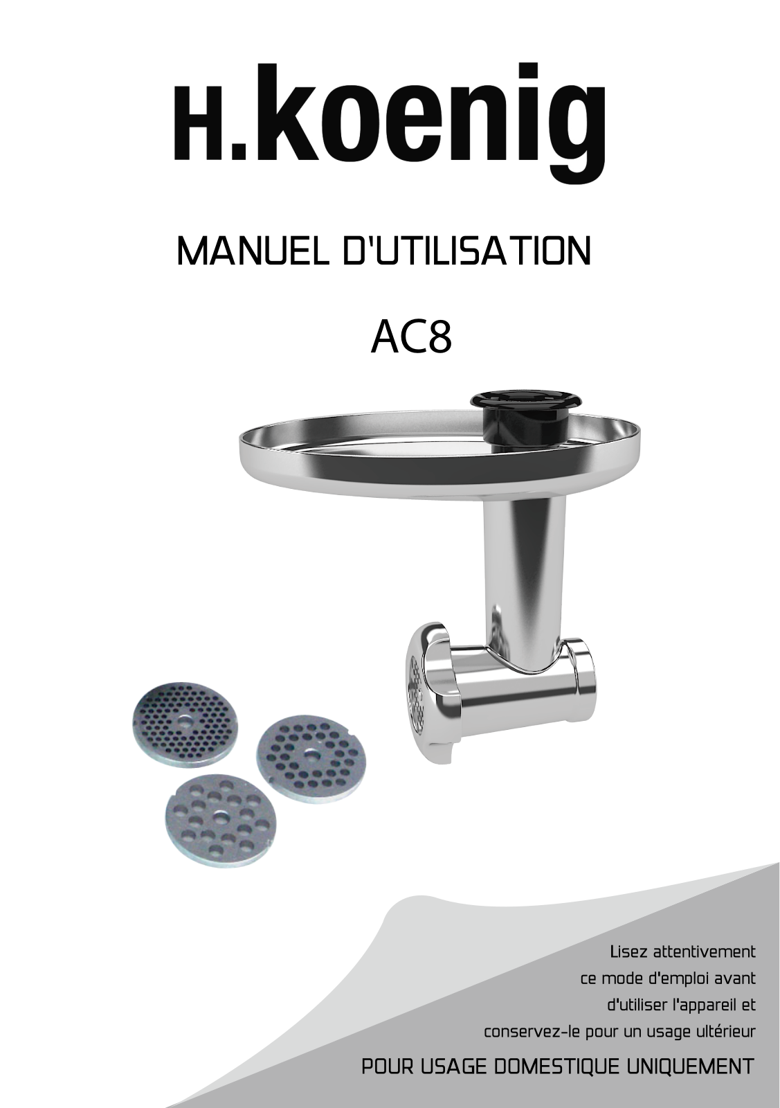 H.Koenig AC8 User manual