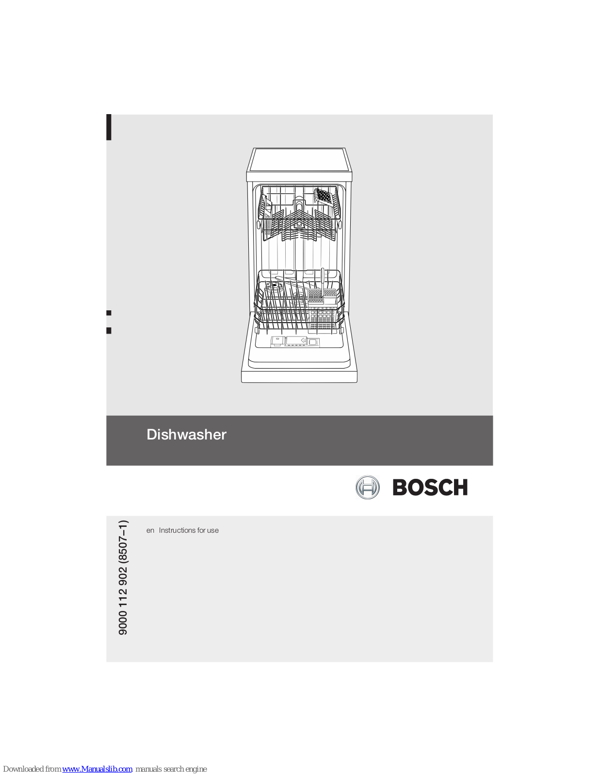 Bosch SRV43M03GB, SRV33A13 Instructions For Use Manual