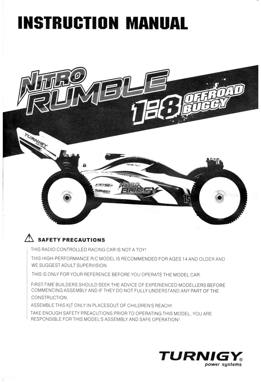 Turnigy Nitro Rumble User Manual