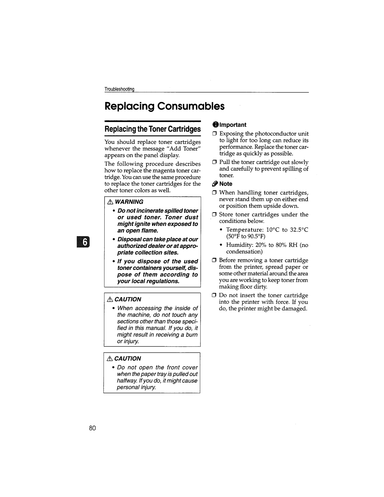 Savin SLP416C Operating Instruction