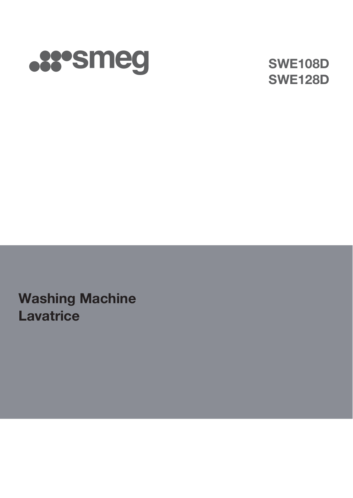 Smeg SWE128D, SWE108D User Manual