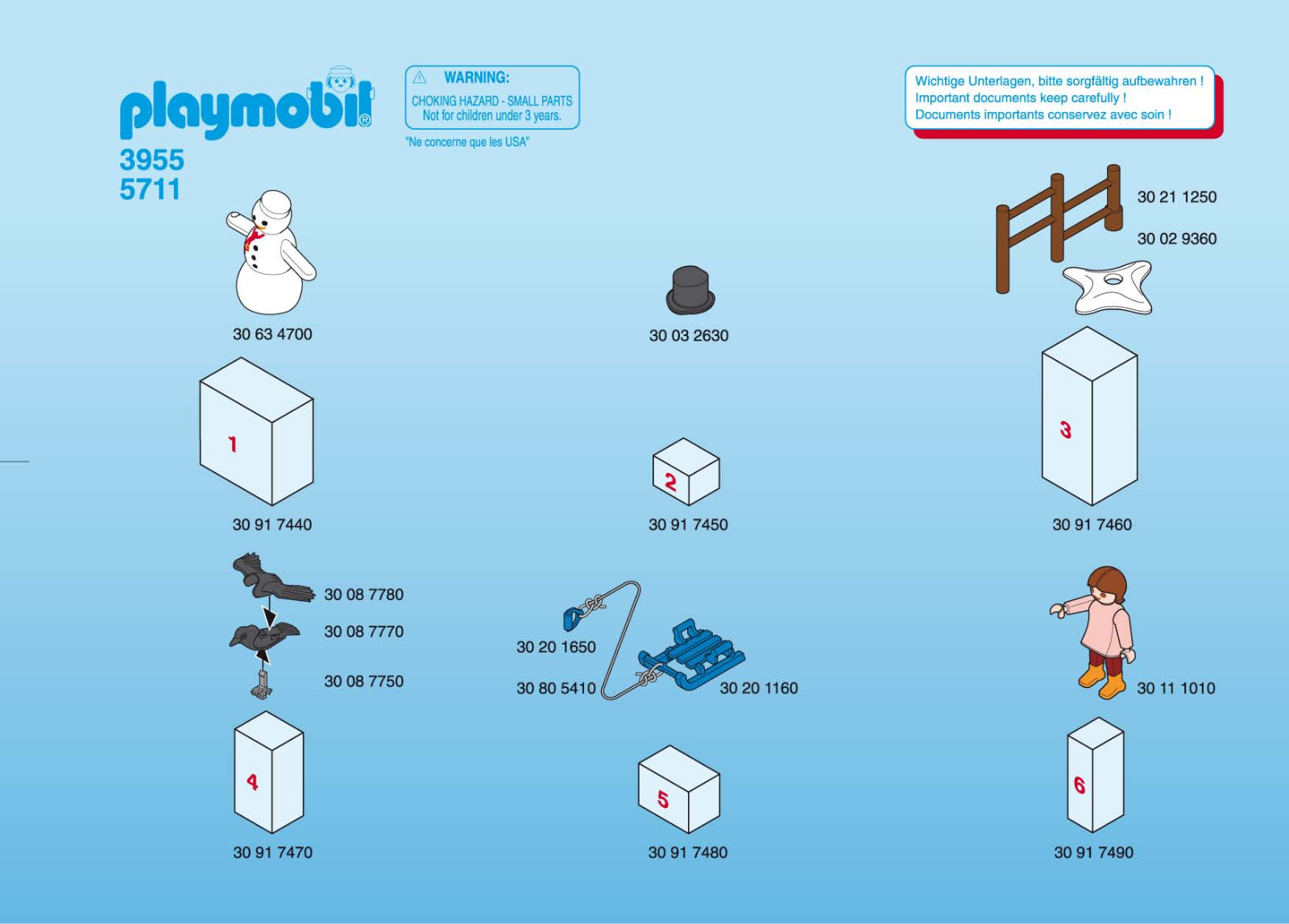 Playmobil 3955 Instructions