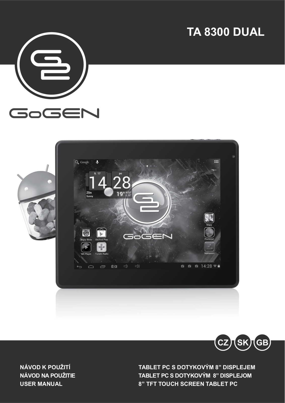 Gogen TA 8300 DUAL Operating Instructions