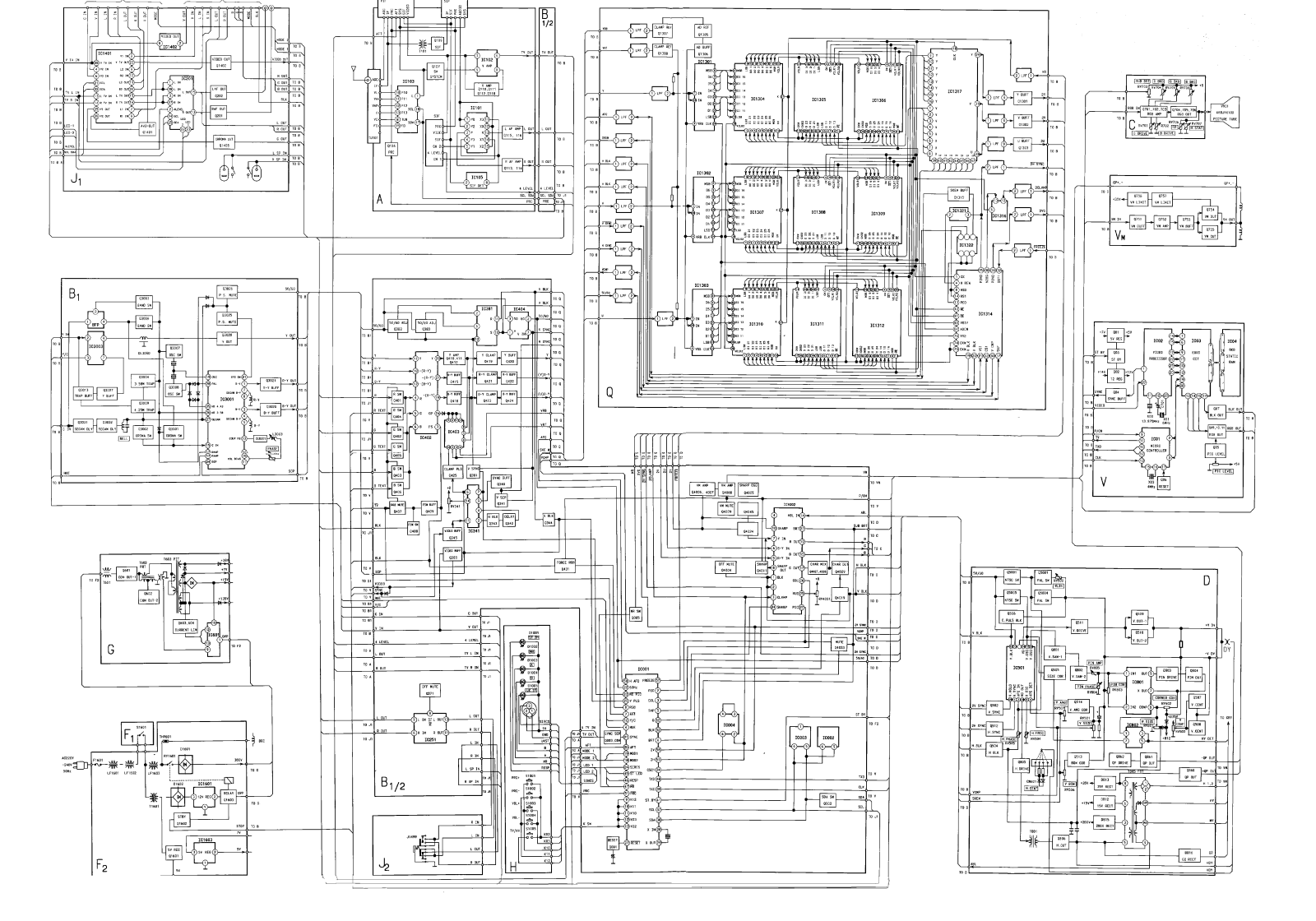 SONY BE 1, 2185MK, KV27S10, 27S15, 29RS10 Service Manual