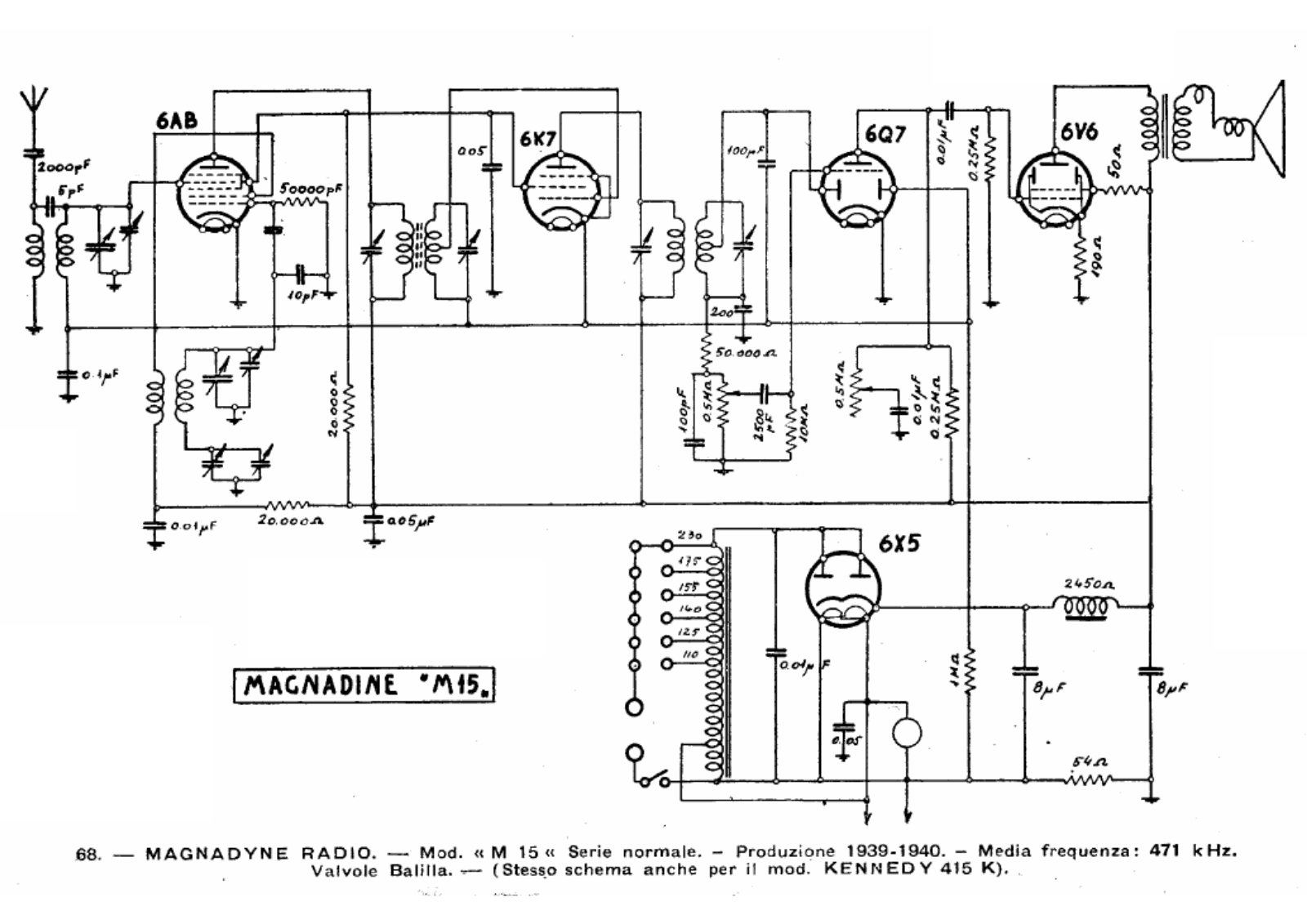 Magnadyne m15 2 schematic