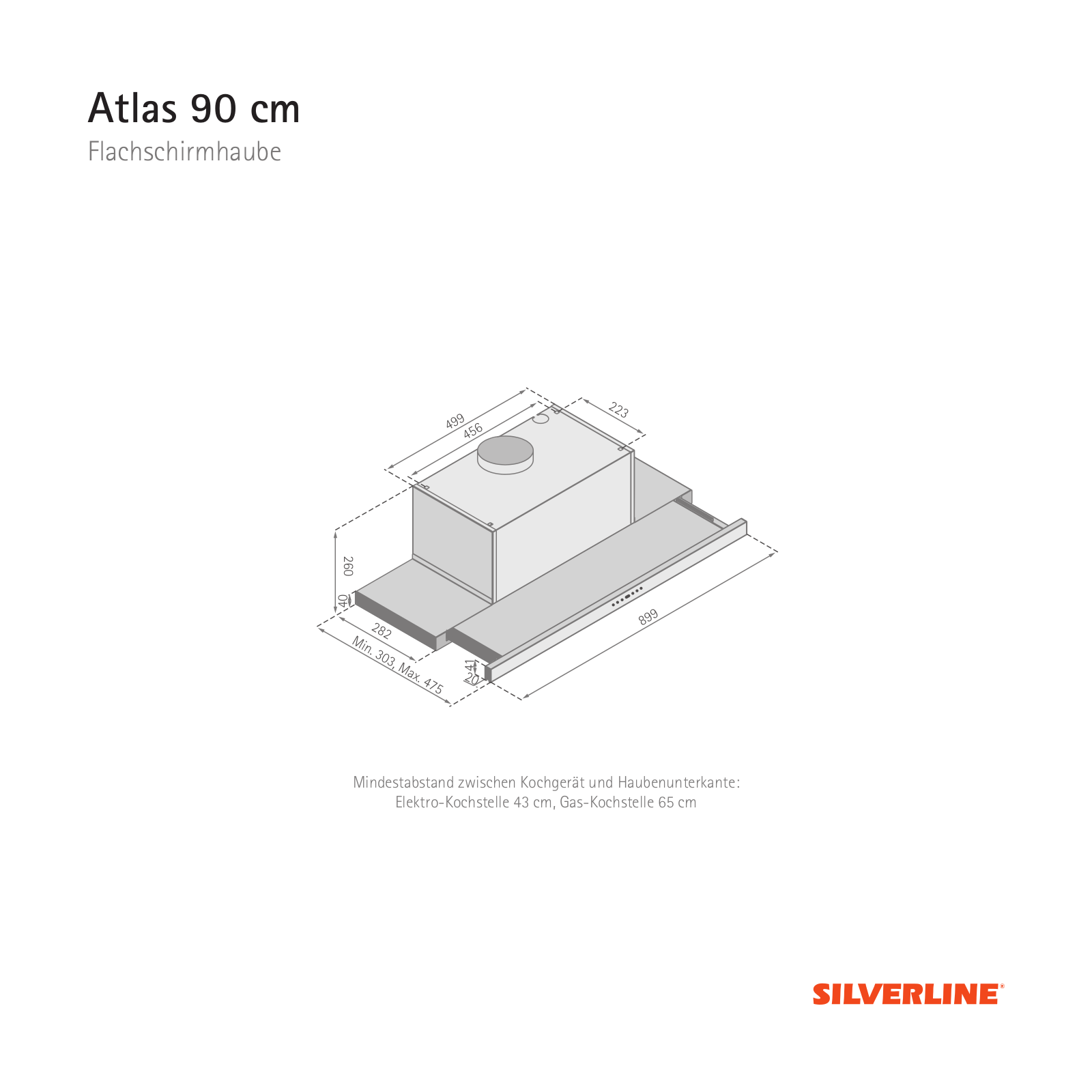 Silverline ATF 920 E Dimensional drawing