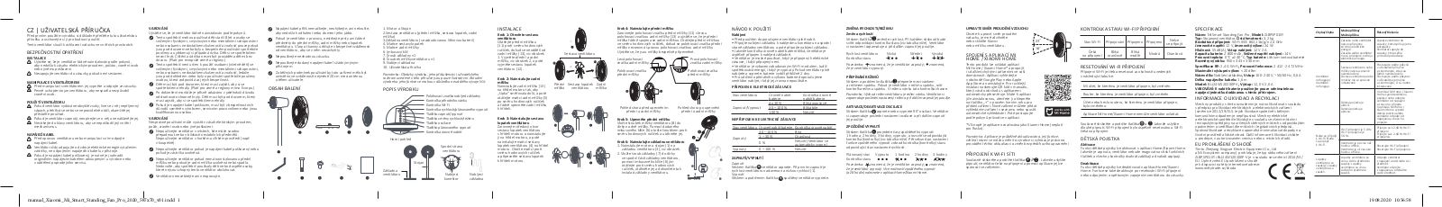 Mi Smart Standing Fan Pro User Manual