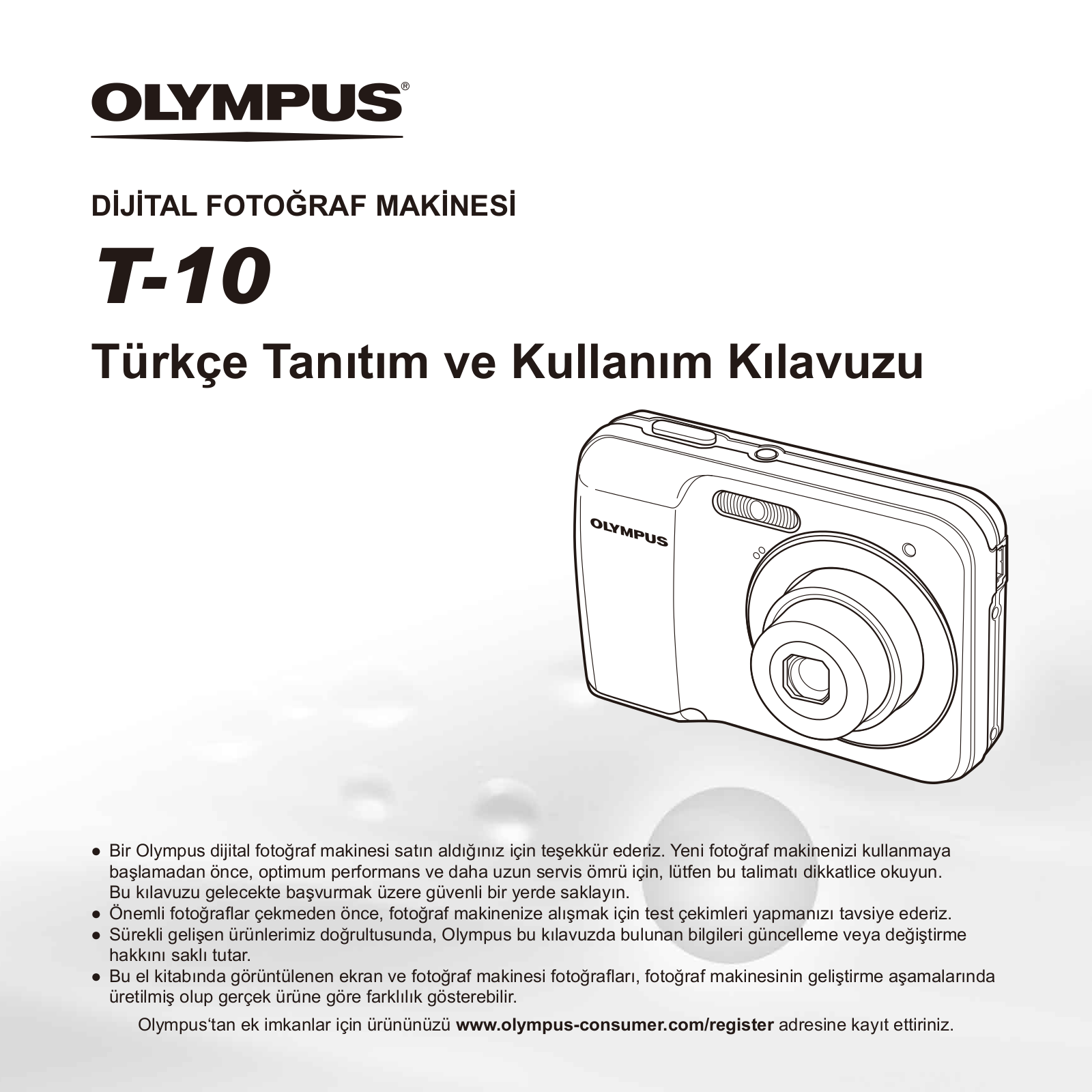 OLYMPUS T-10 User Manual