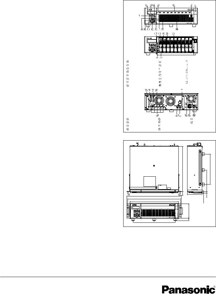 Panasonic WJND400-36000T4 Specsheet