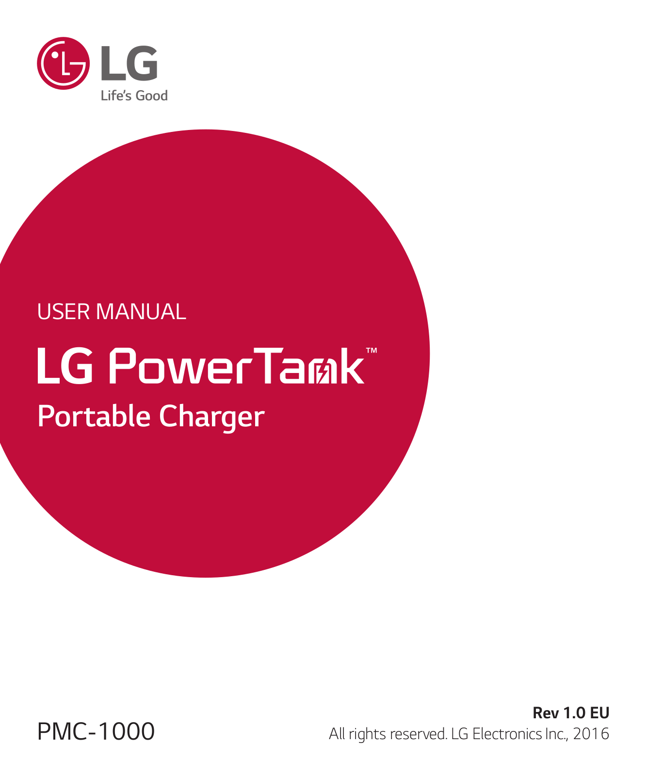 LG PMC-1000 Owner’s Manual