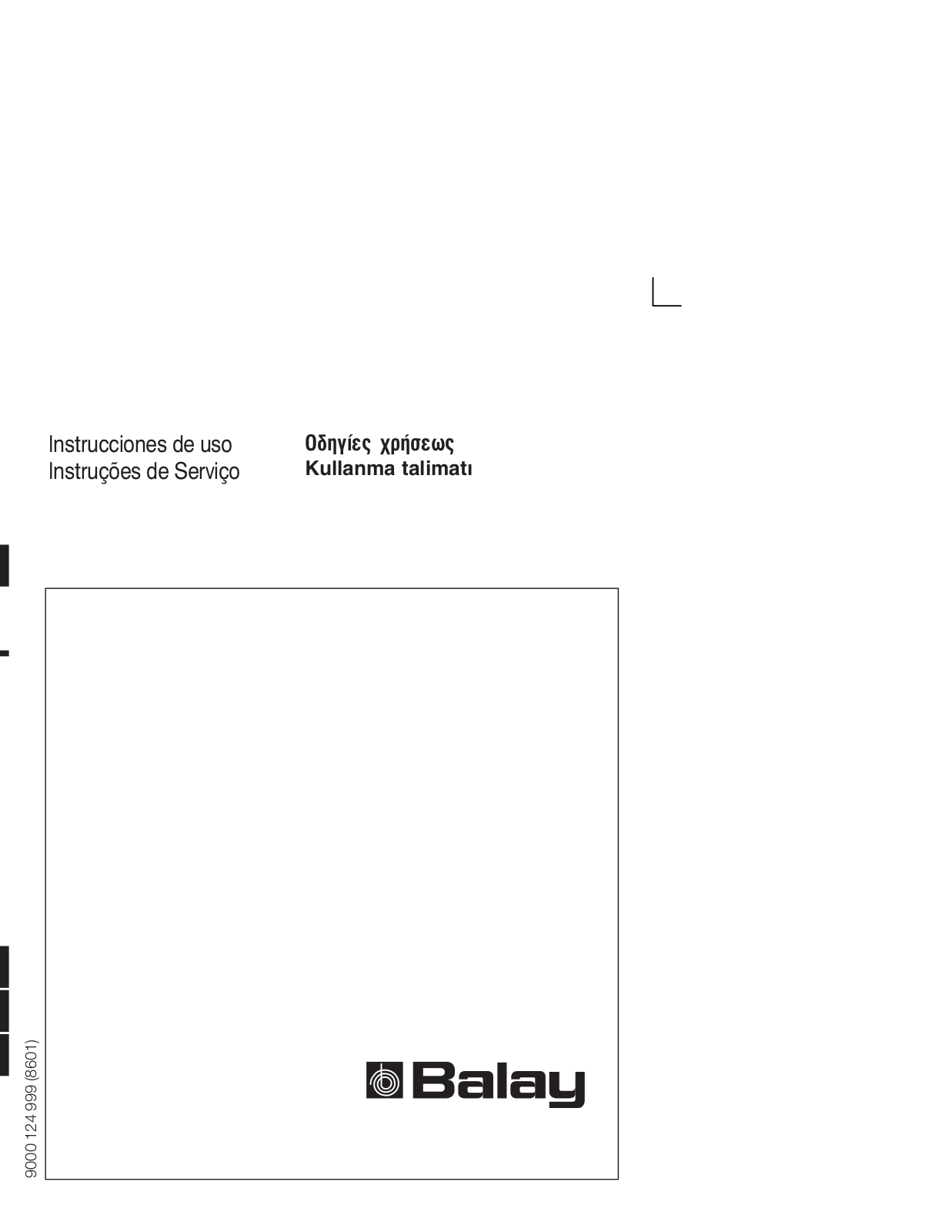 Balay KI4BYQ3, 3FIB3710, 3FIB3620, 3FIB3720, 3FIB3711 User Manual