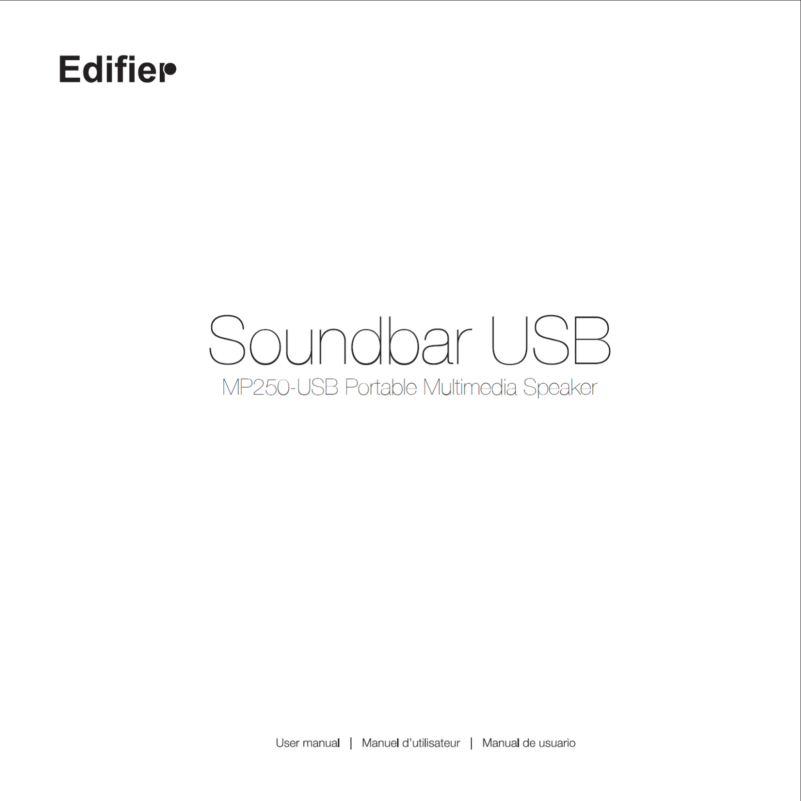 EDIFIER MP250-USB User Manual