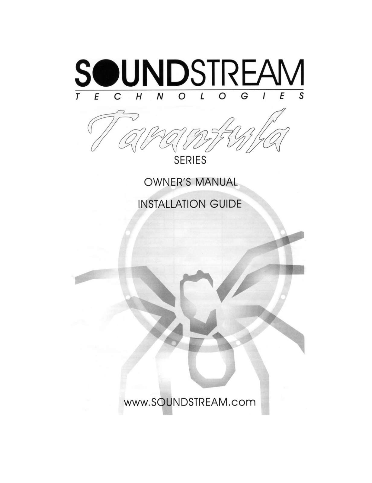 Soundstream T5-15 Owner's Manual