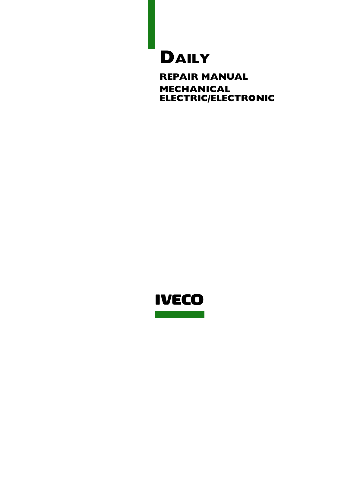 Iveco 8140.43R, 8140.43B, 8140.43S, 8140.43N Repair Manual