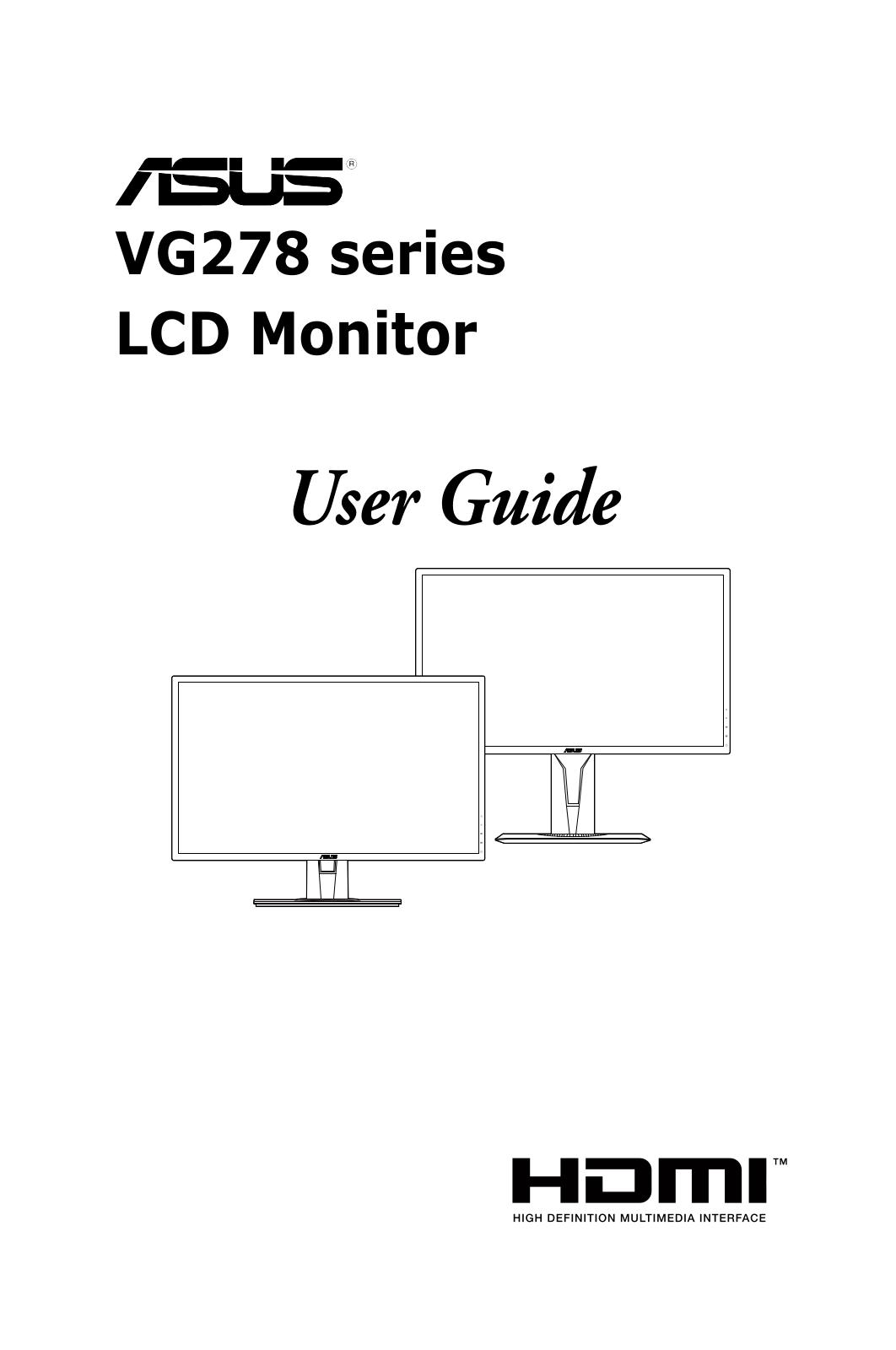 Asus VG278QR, VG278QF User Manual