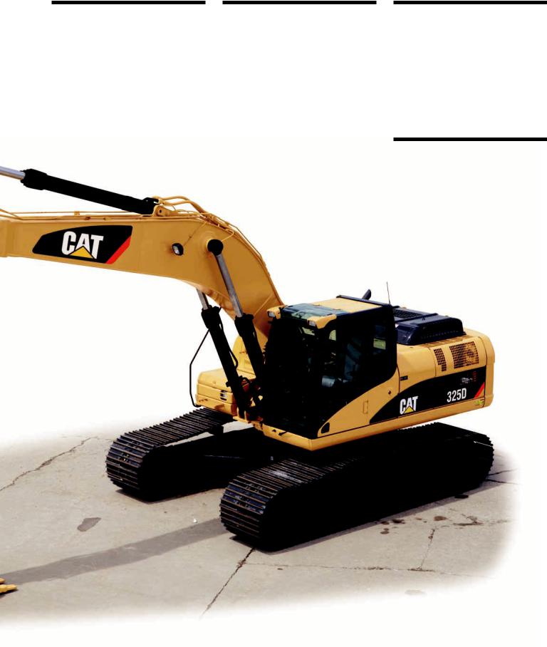 CAT Hydraulic Excavator 325DL User Manual