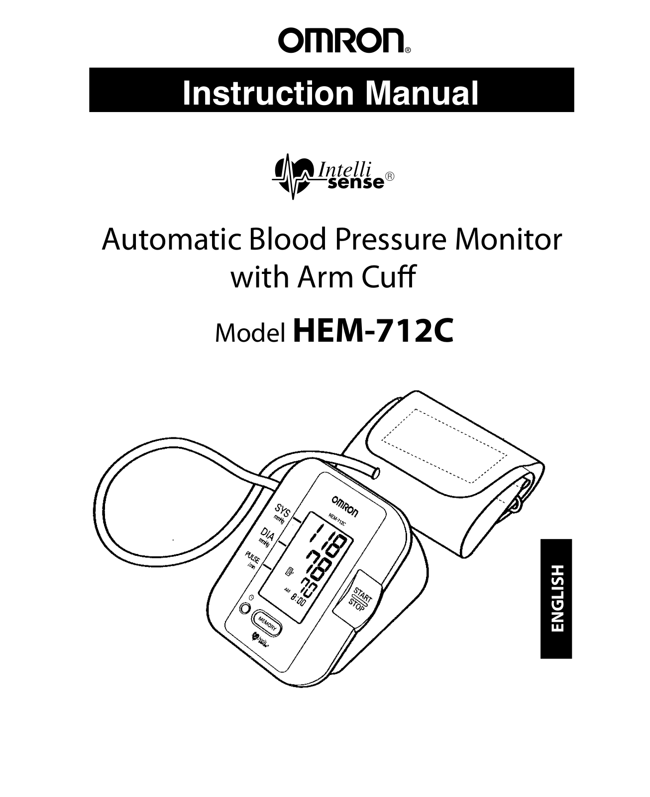 Omron HEM-712C Instruction Manual