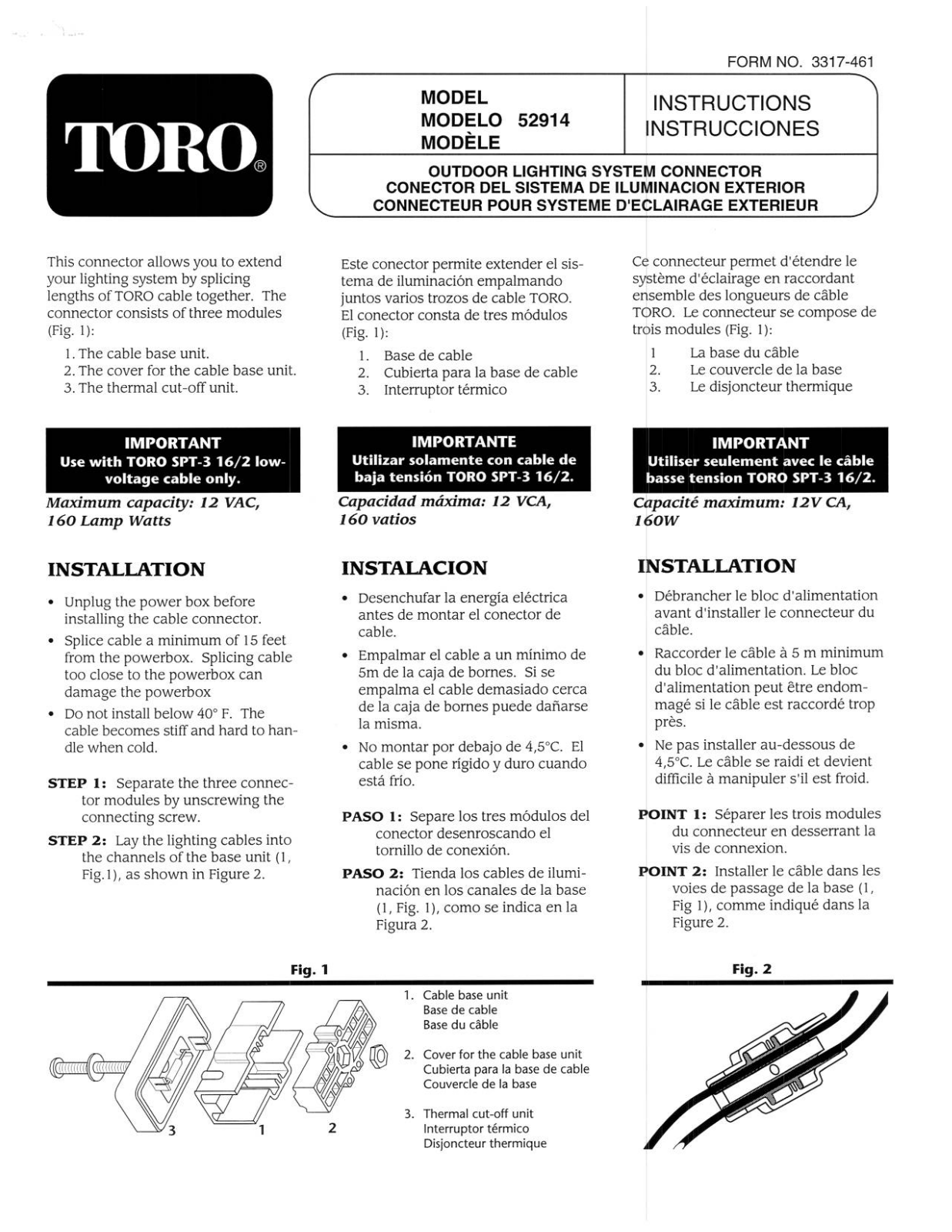 Toro 52914 Installation Instructions