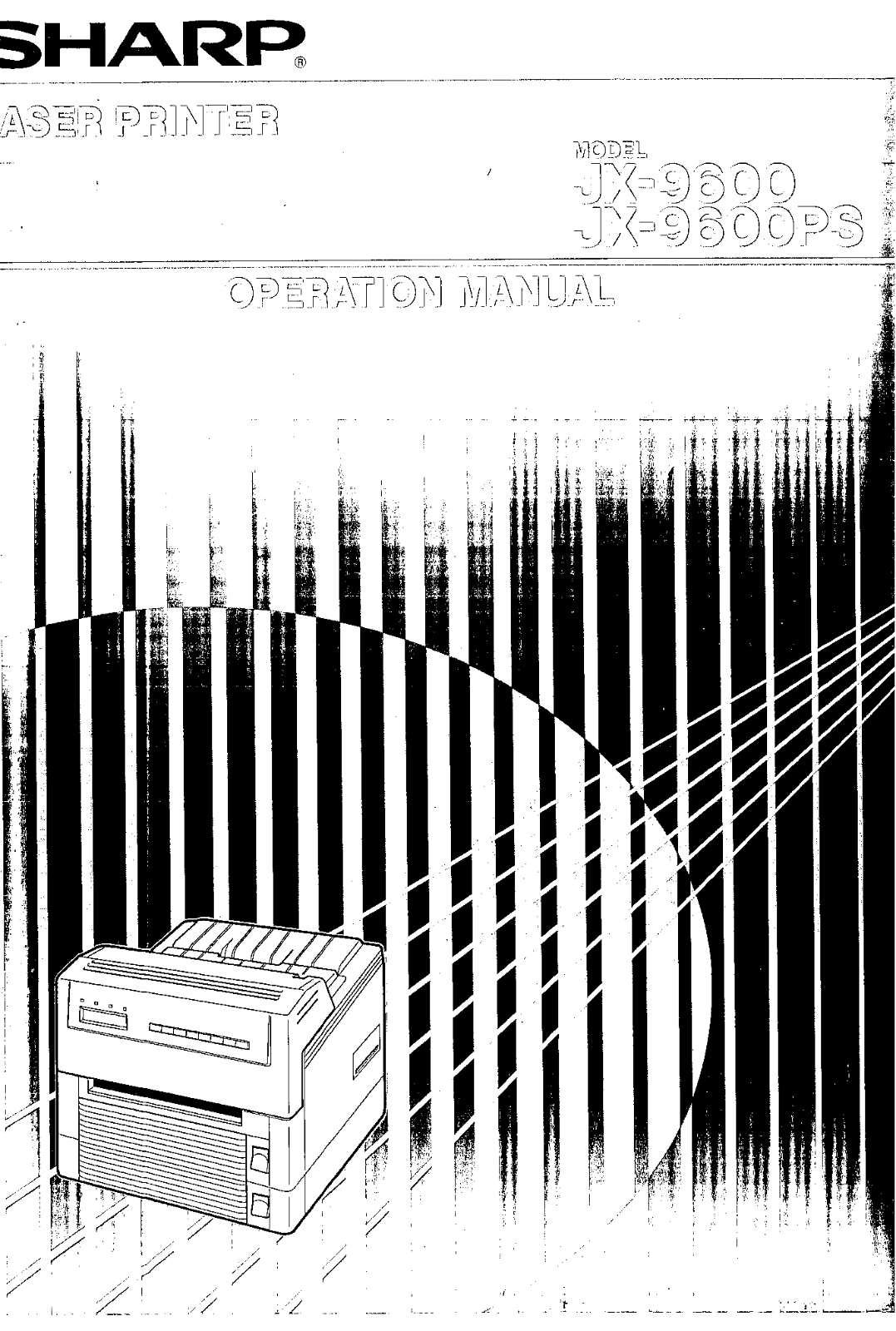 Sharp JX-9600, PX-9600PS Operating Manual