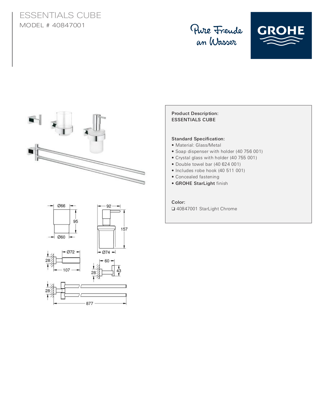 GROHE GRH5514 Specifications - ManualMachine.com