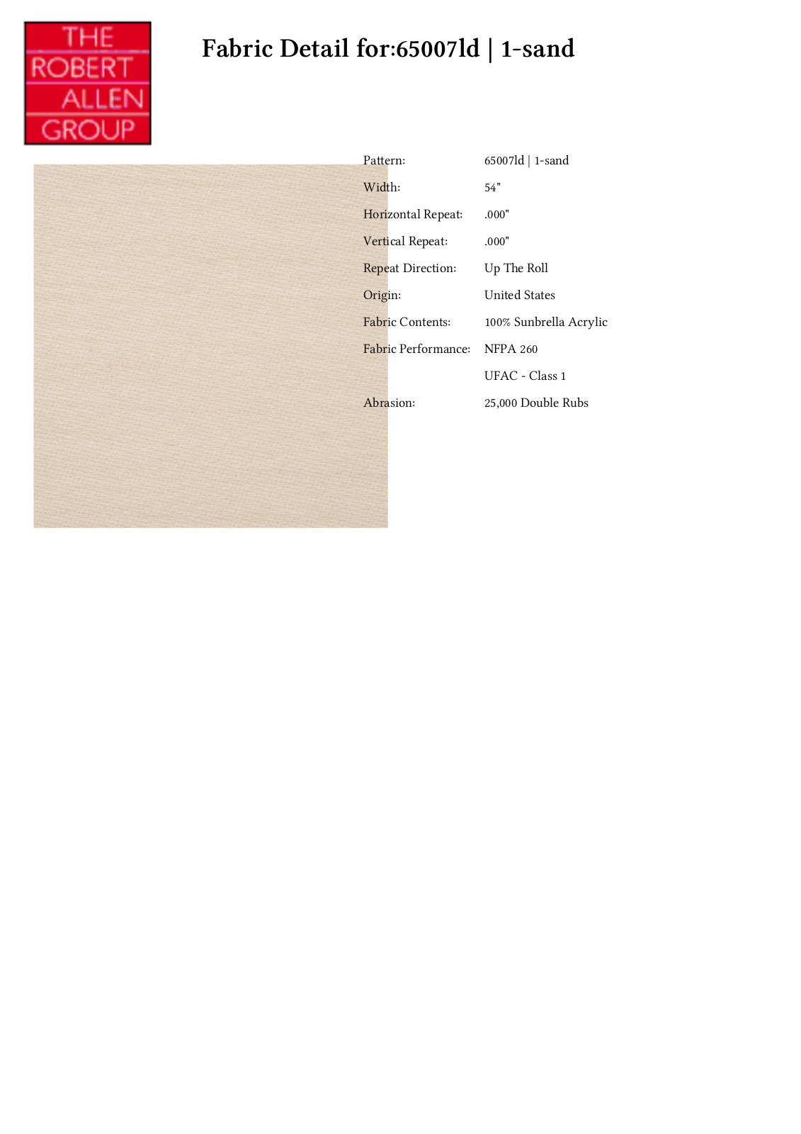 Duralee CRAL6832 Specifications - ManualMachine.com