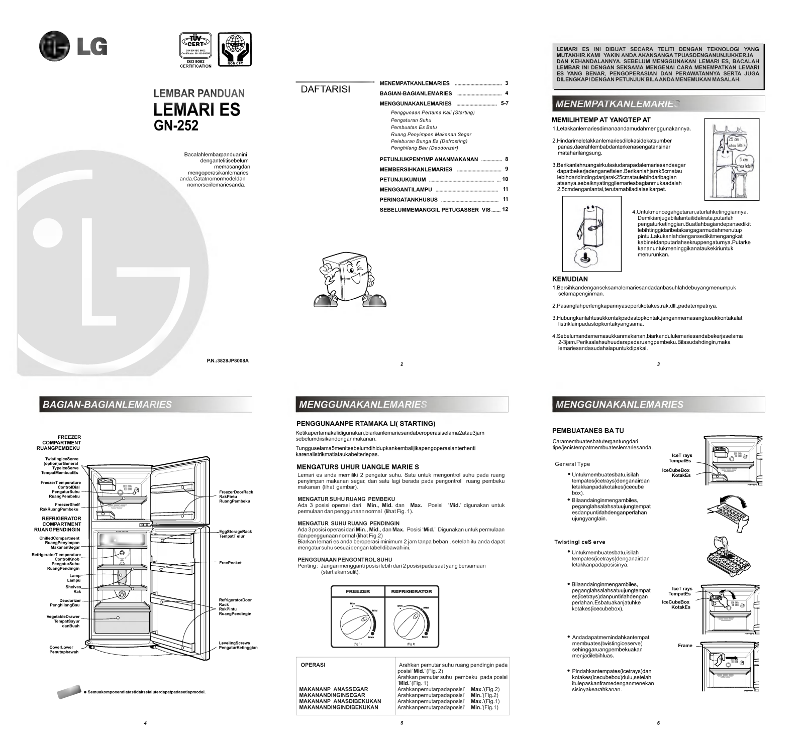 LG GN-252SV Manual book