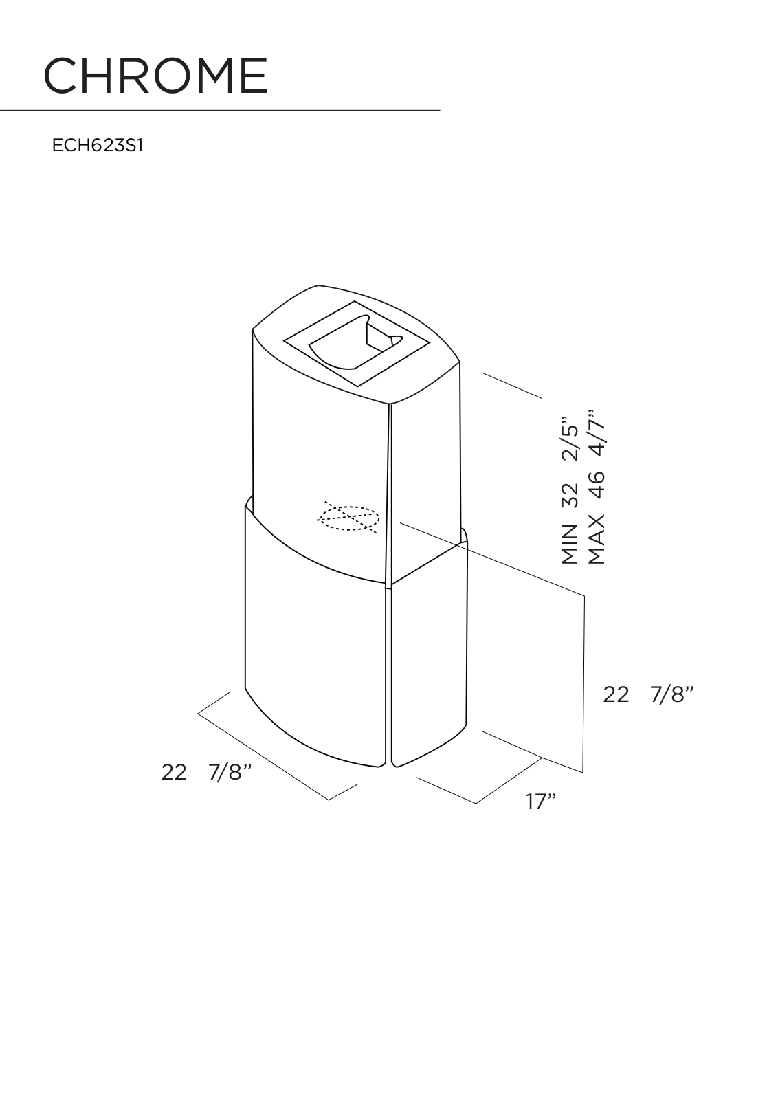 Elica ECH623S1 User Manual