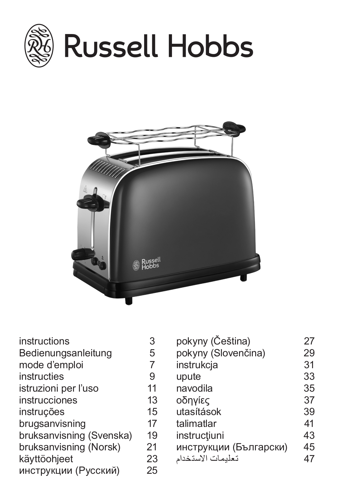 Russell hobbs 23330-56 User Manual