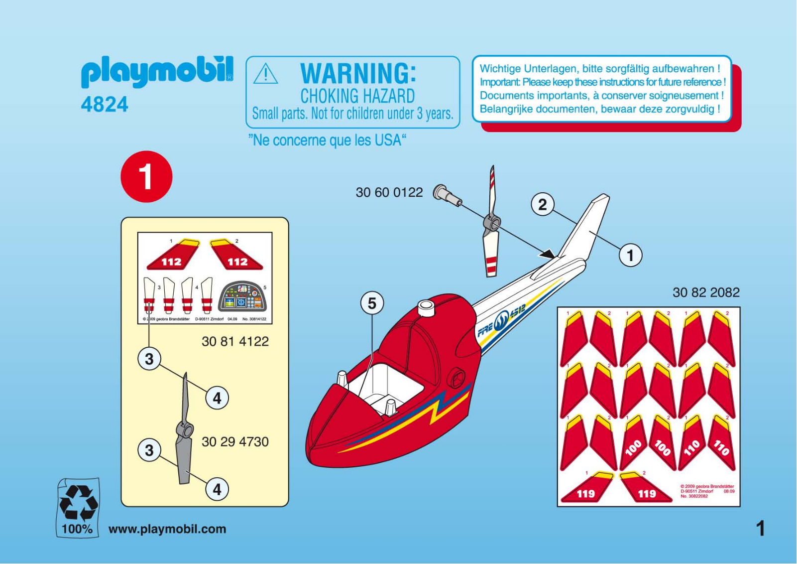 Playmobil 4824 Instructions