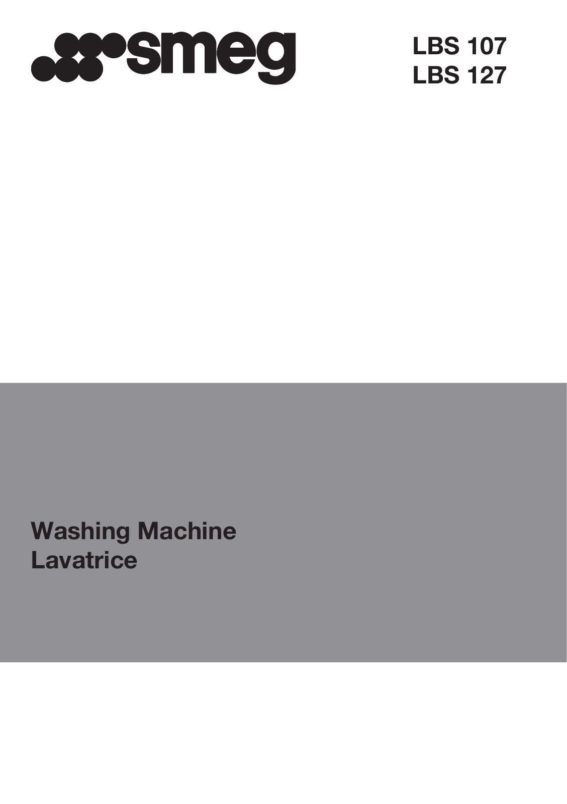 Washer LBS 127 user guide