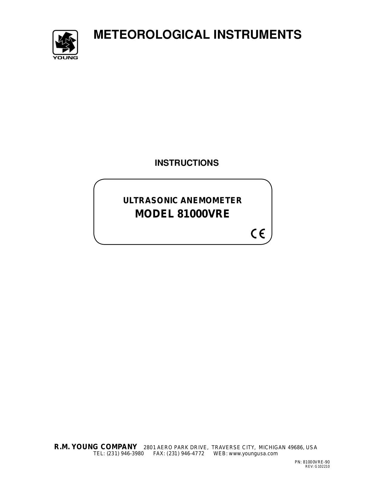 Young 81000VRE User Manual