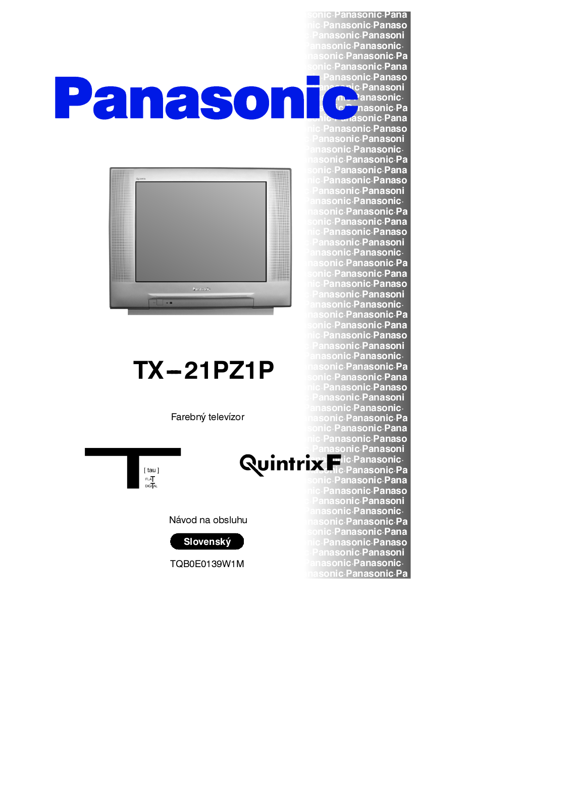 PANASONIC TX-21PZ1P User Manual