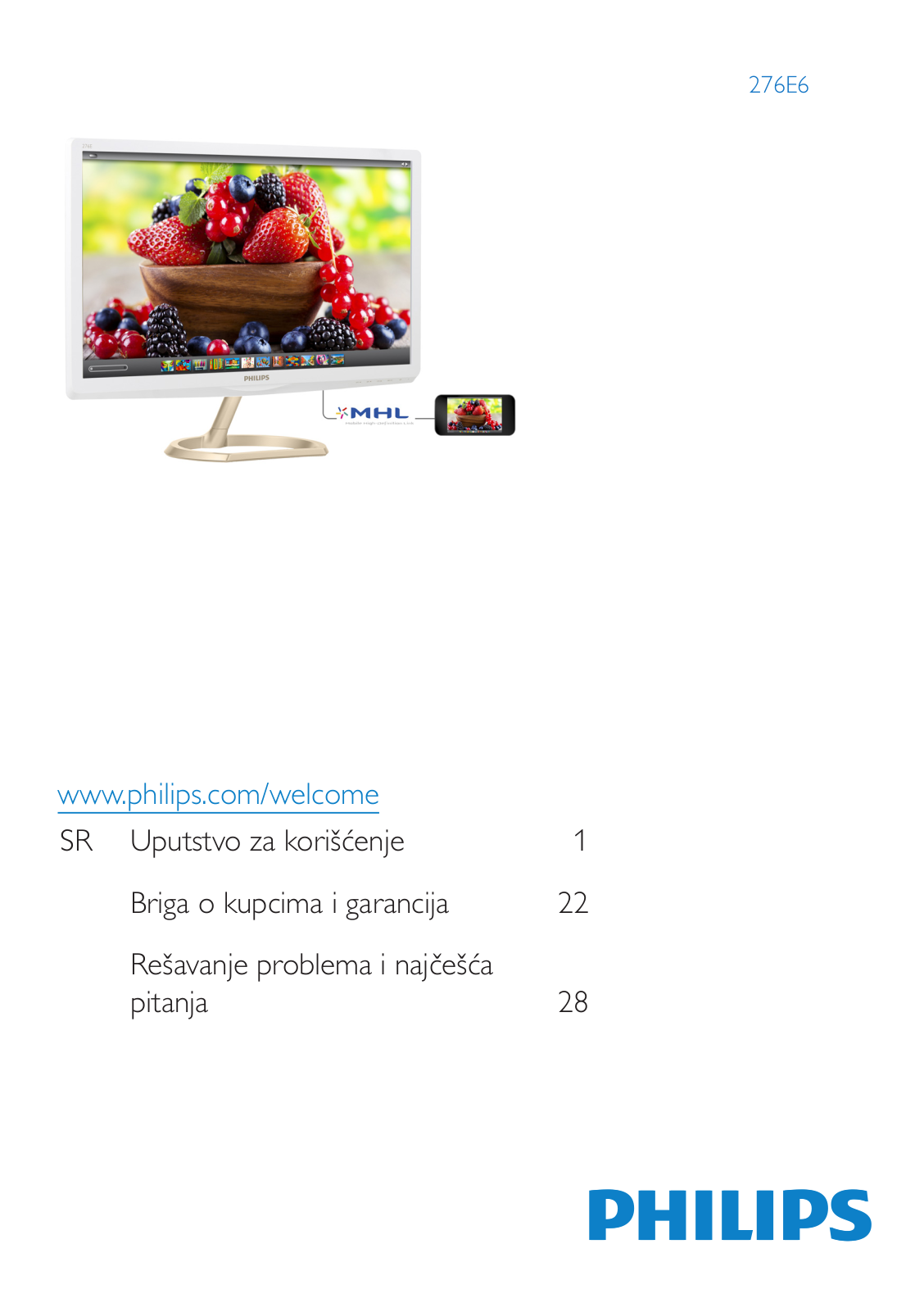 Philips 276E6ADSS/75 user manual - ManualMachine.com