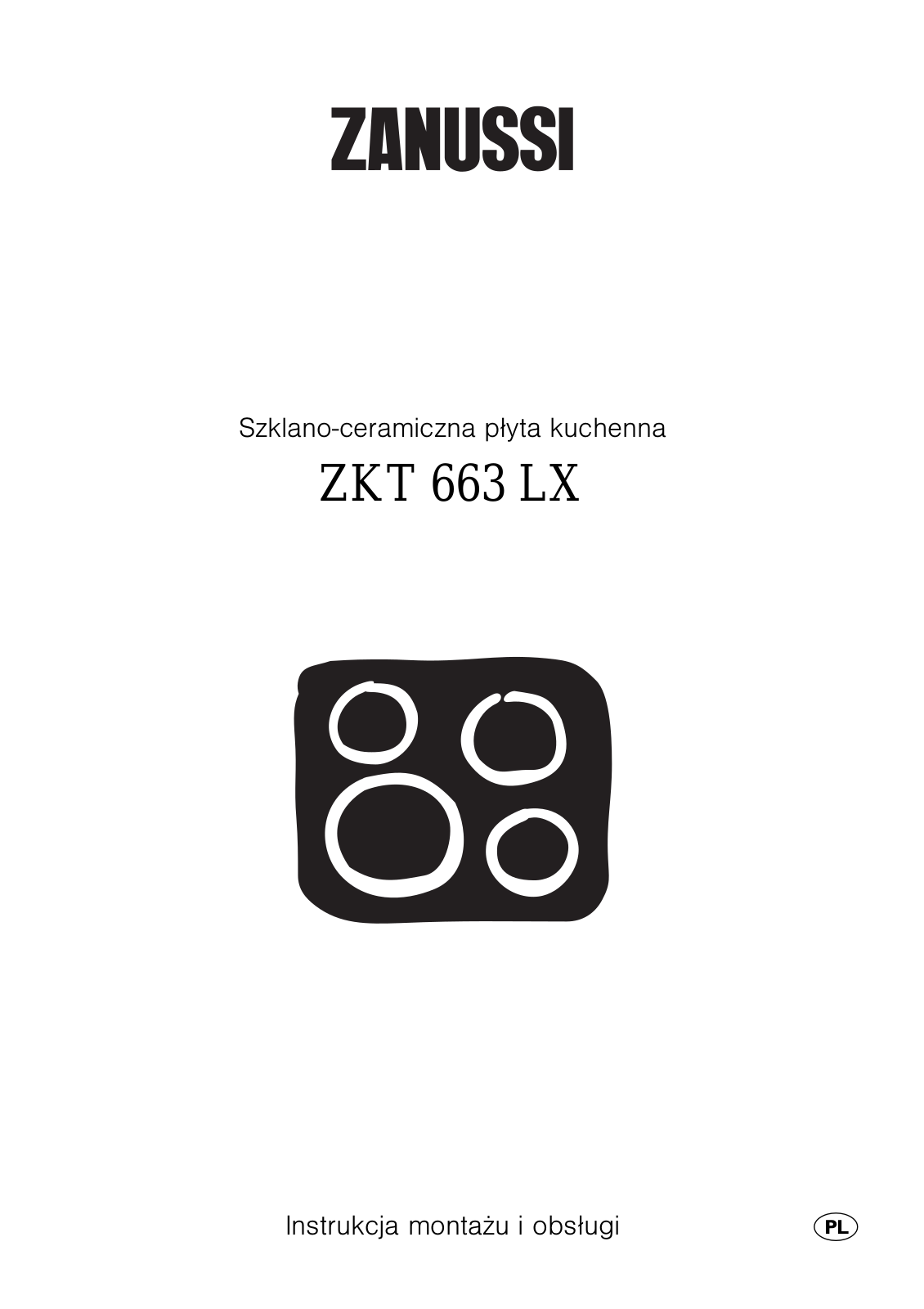 Zanussi ZKT663LALU, ZKT663LX, ZKT663LA User Manual